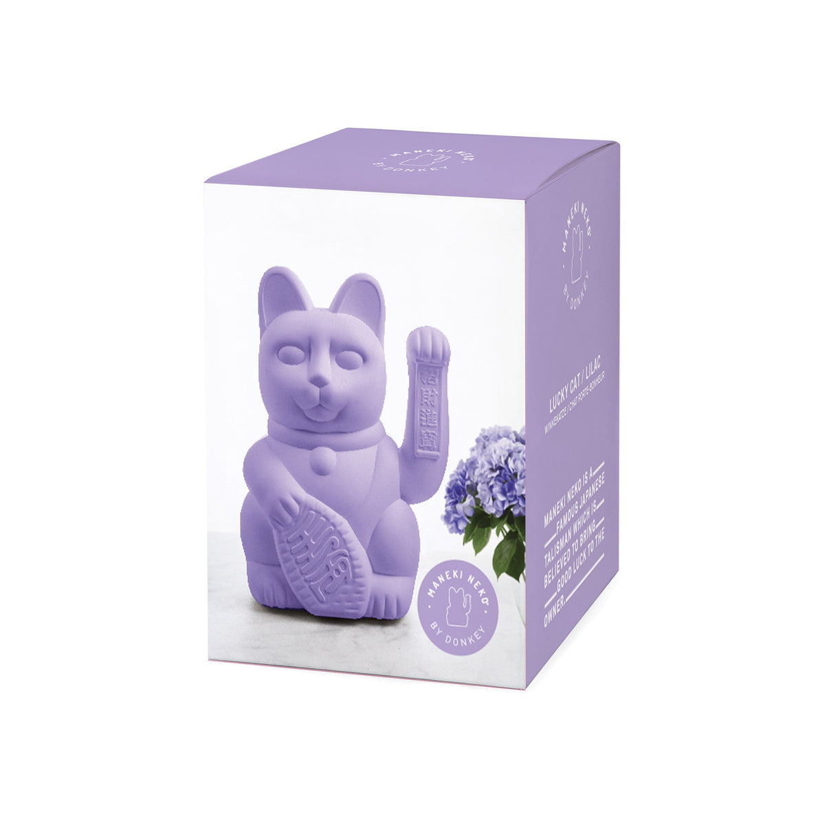 Big Lilac Lucky Cat