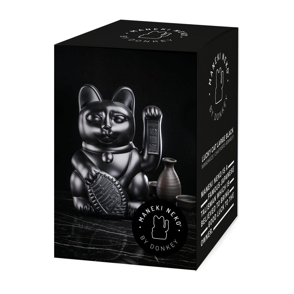 Grand Chat Chanceux Noir