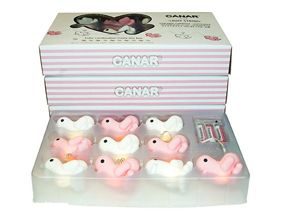 Guirlande Lumineuse Canard Rose