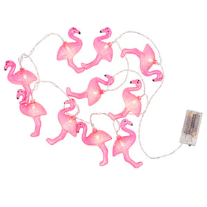 Lichterkette Flamant Rose