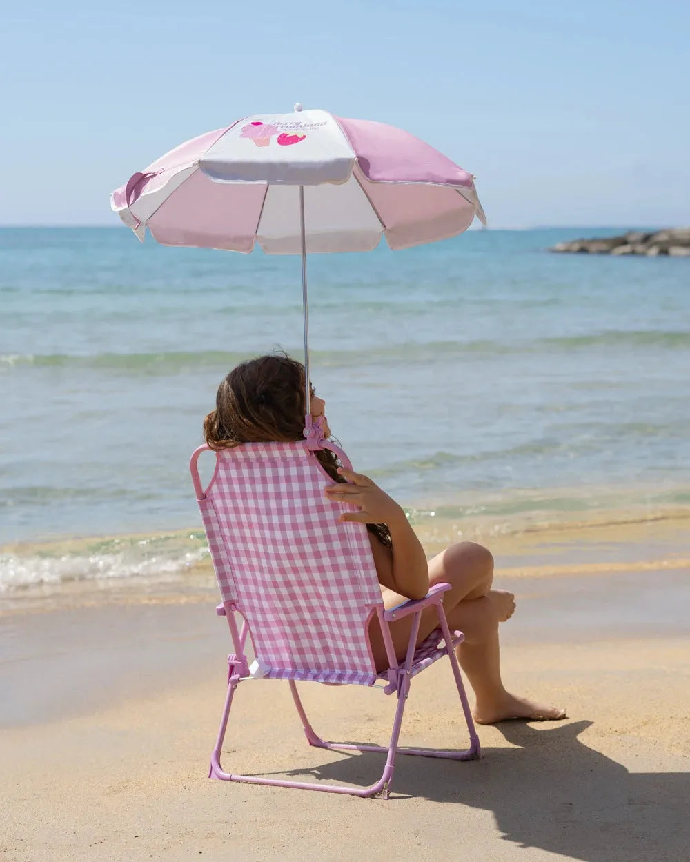 Silla de playa infantil con sombrilla – FRAGOLA