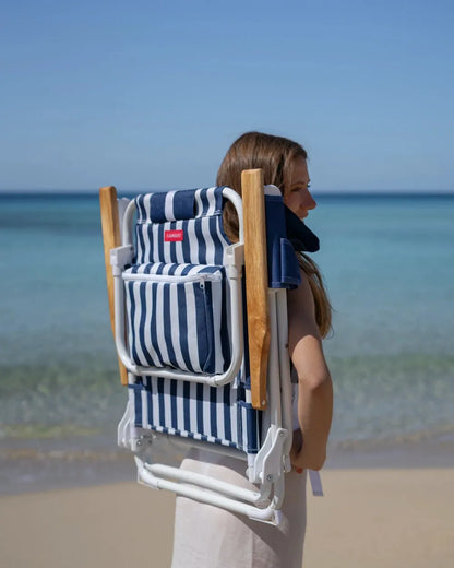 Reclining Beach Chair with Cooler – MISTRAL