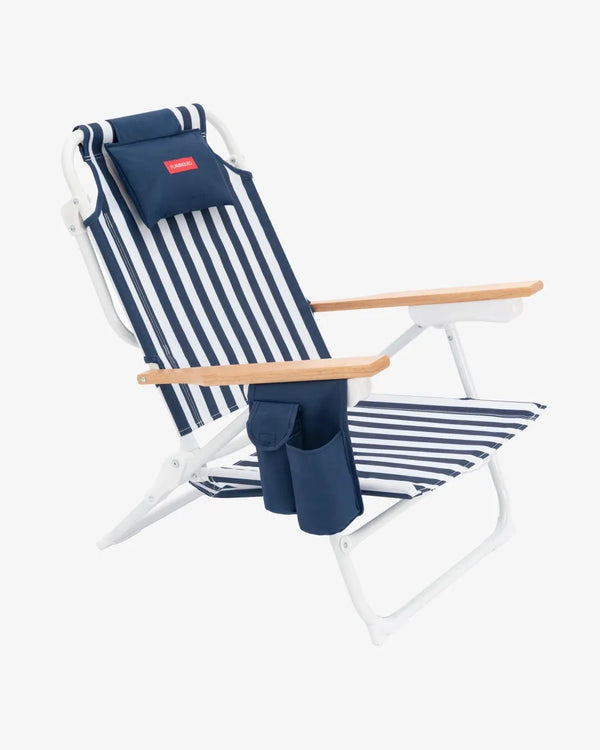 Reclining Beach Chair with Cooler – MISTRAL