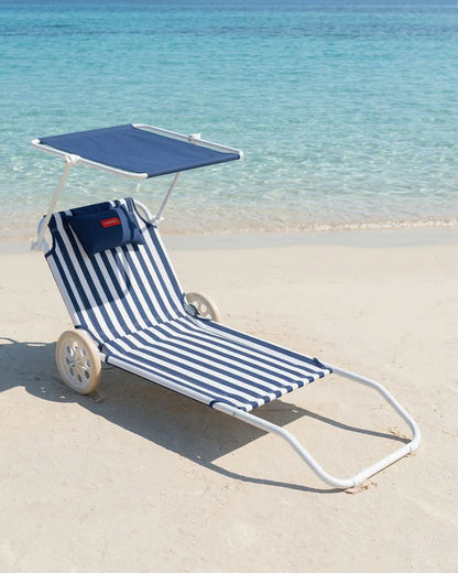 Beach hammock with wheels and parasol – FREYA
