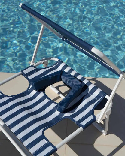Reclining beach chair with parasol – TIVOLI