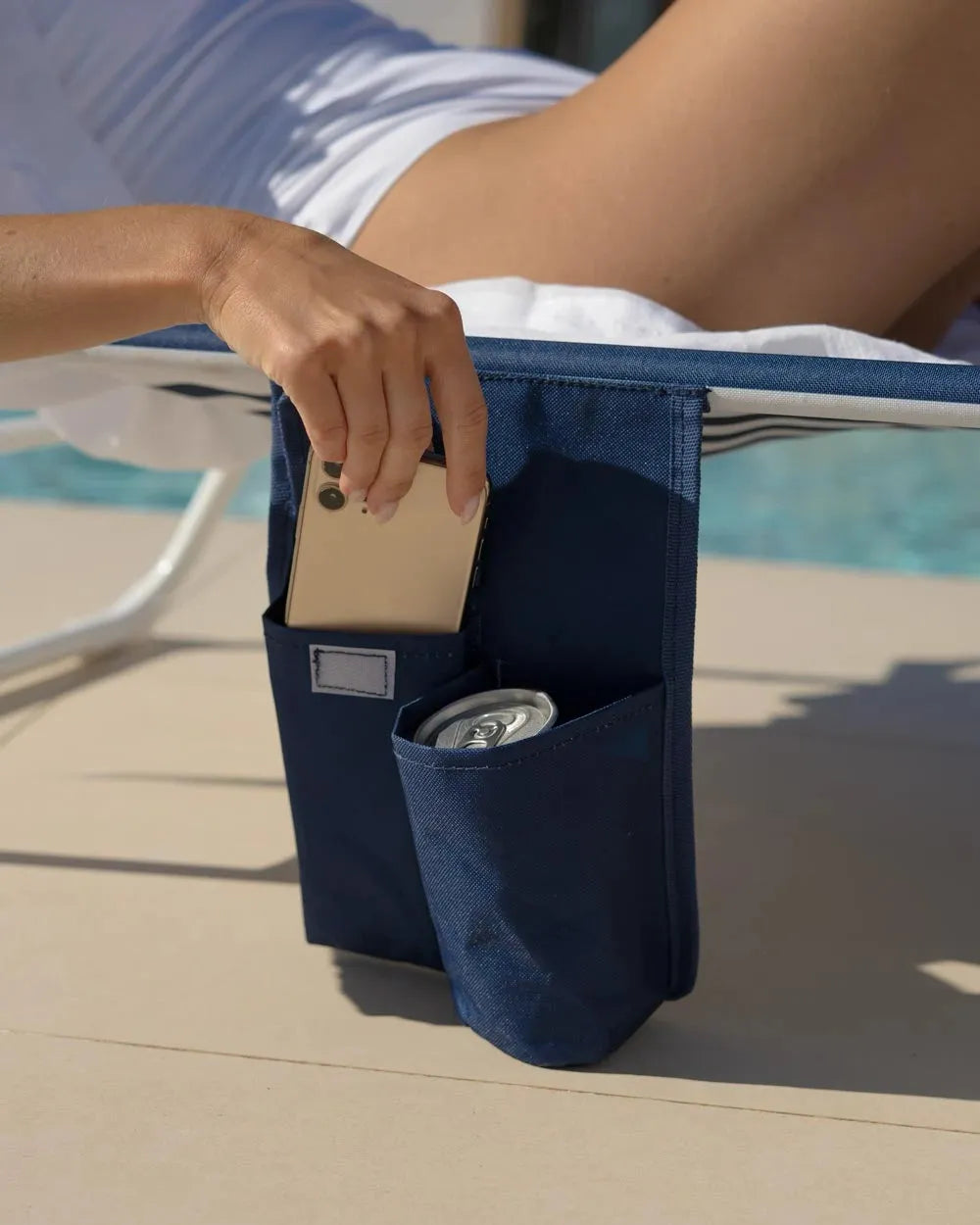 Reclining beach chair with parasol – TIVOLI