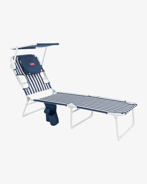 Reclining beach chair with parasol – TIVOLI
