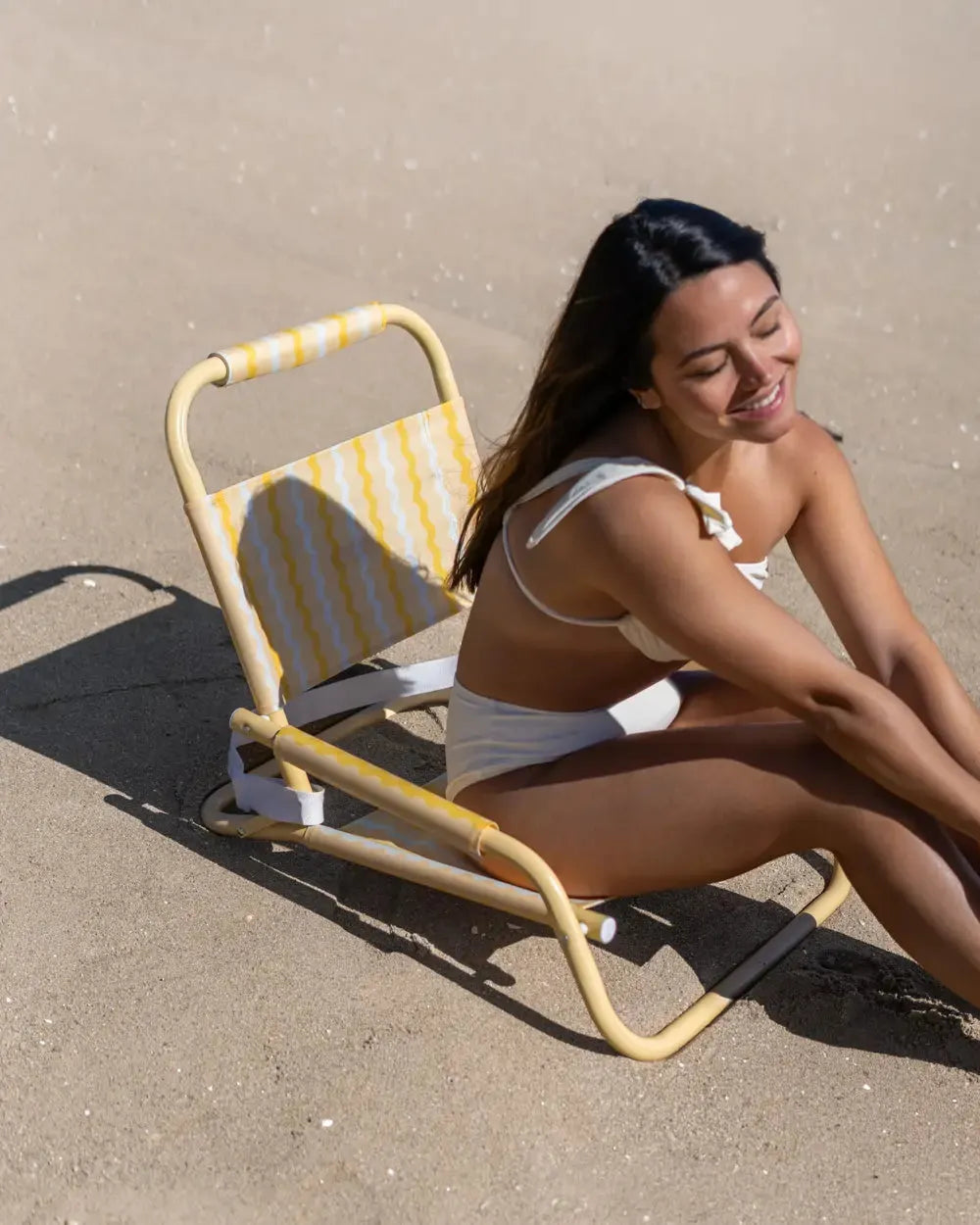 Foldable low beach chair – BAMBINA