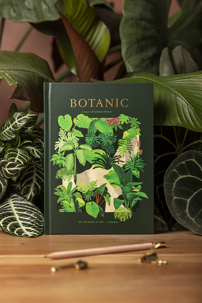 Botanic - Cahier relié cartonné A5