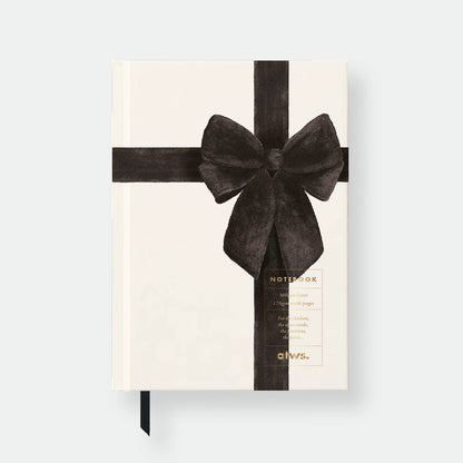 Black Bow - Hardcover A5 notebook