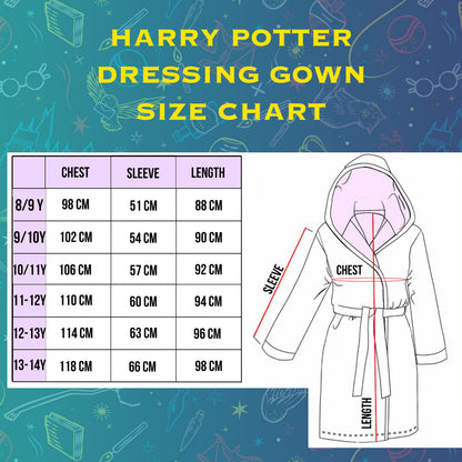 Personalized Harry Potter Robe - Black