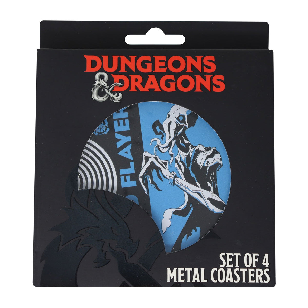 Set of 4 Dungeons & Dragons Printed Metal Coasters