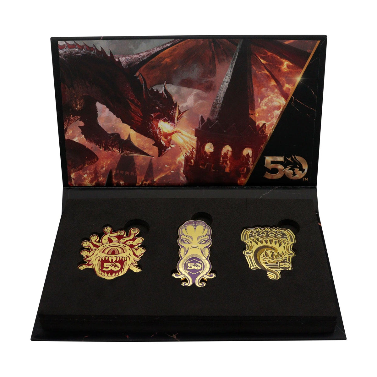 Dungeons & Dragons Pins - 50th Anniversary Set of 3