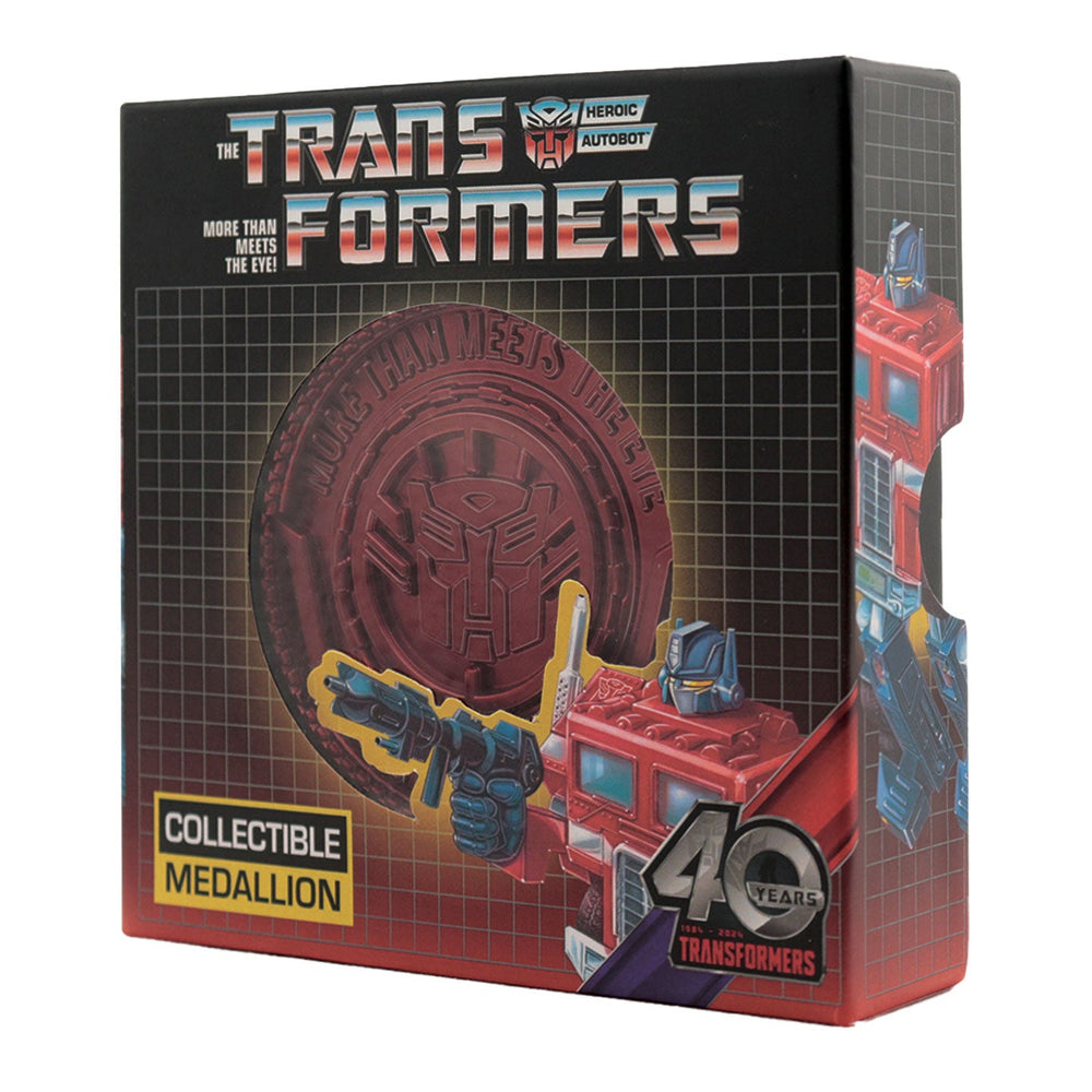 Médaillon collector Transformers - 40th Anniversary Autobot