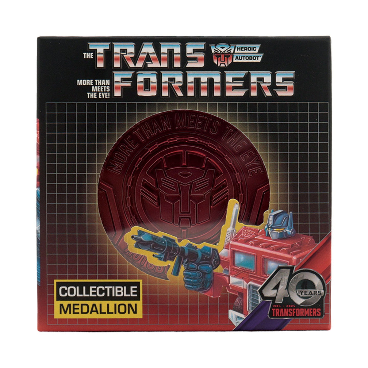 Transformers Collector Medallion - 40th Anniversary Autobot
