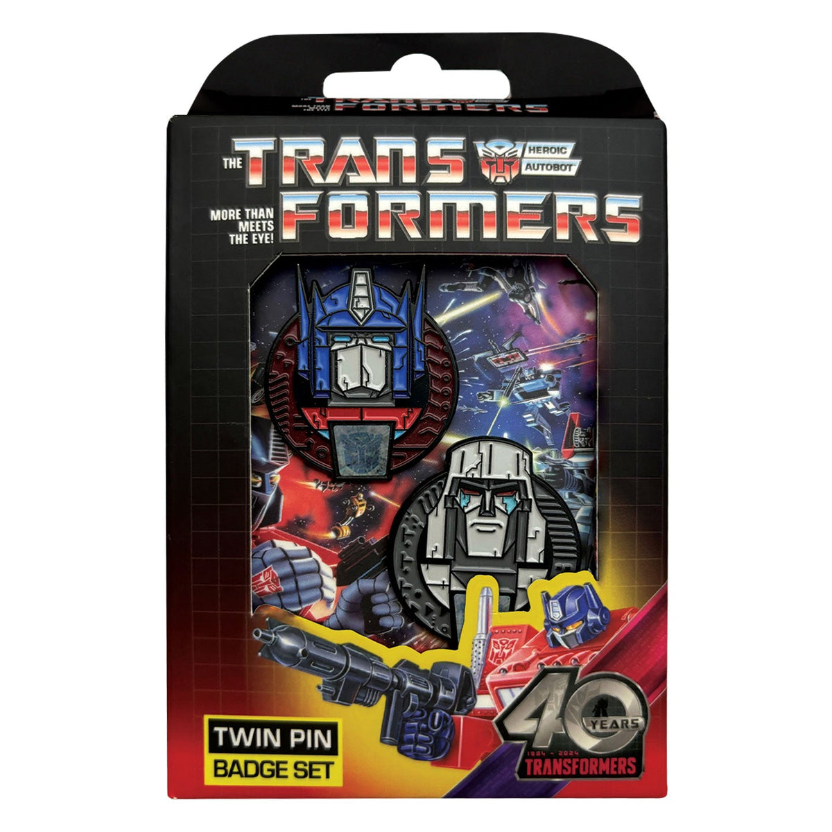 Transformers Pins - 40th Anniversary Twin Set