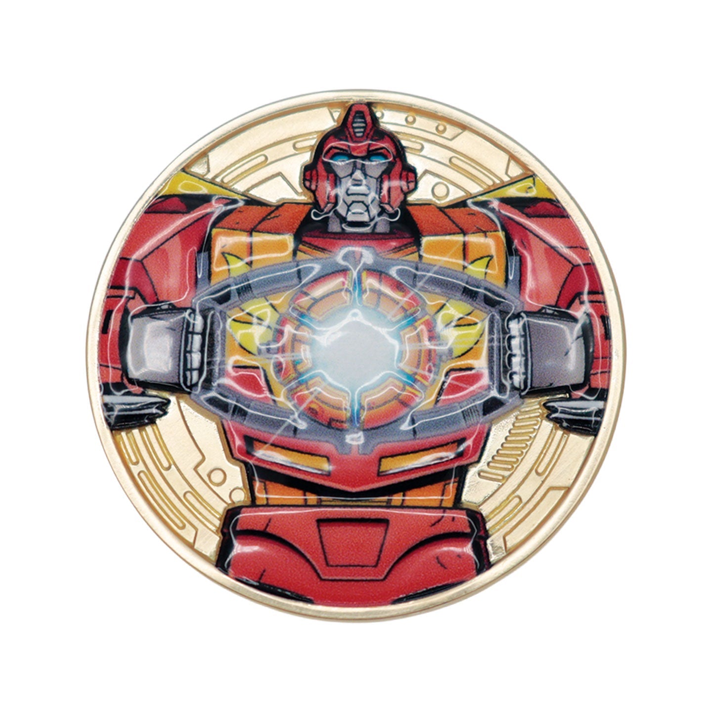 Transformers: The Movie – Limited Edition 40th Anniversary Misty Gold Plated Presentation Coin