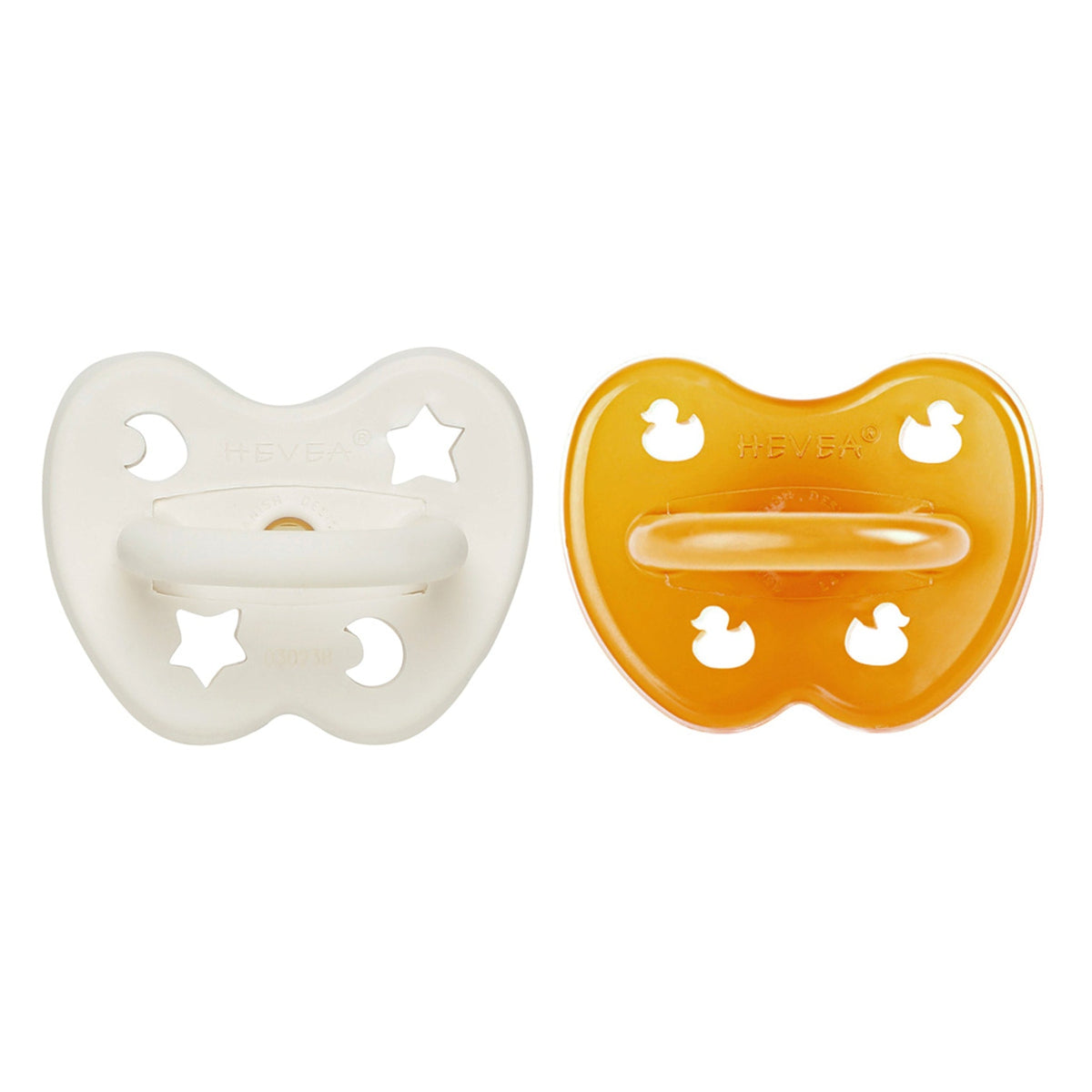 Lot de 2 sucettes symétriques – Nouveau-né 0+ mois