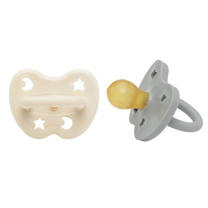 Lot de 2 sucettes rondes – 3 à 36 mois