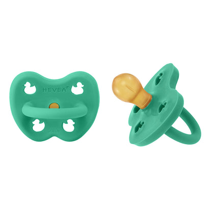 Pack de 2 sucettes rondes HEVEA Pop of Green – vue complémentaire
