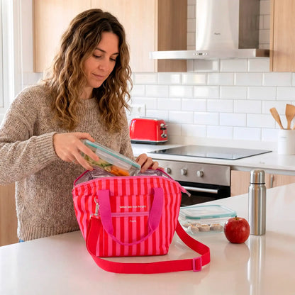 Sac Isotherme Porte-Aliments « Better late than hungry » – Fisura – vue 3