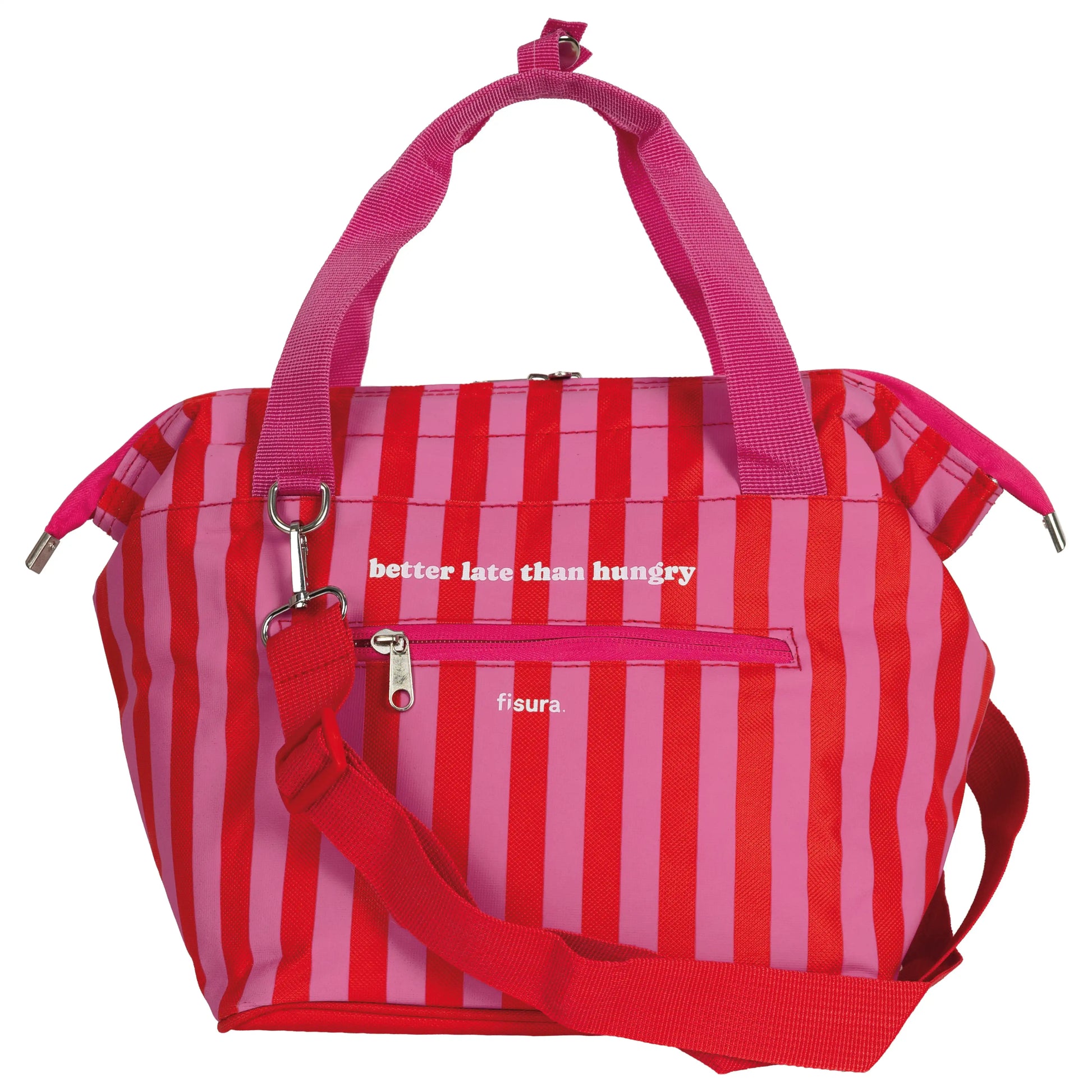 Sac Isotherme Porte-Aliments « Better late than hungry » – Fisura
