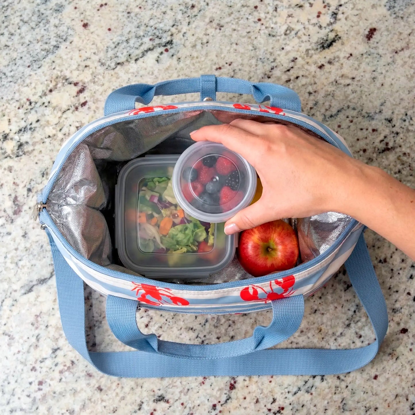 Sac Isotherme Porte-Aliments « Homards » – Fisura – vue 4