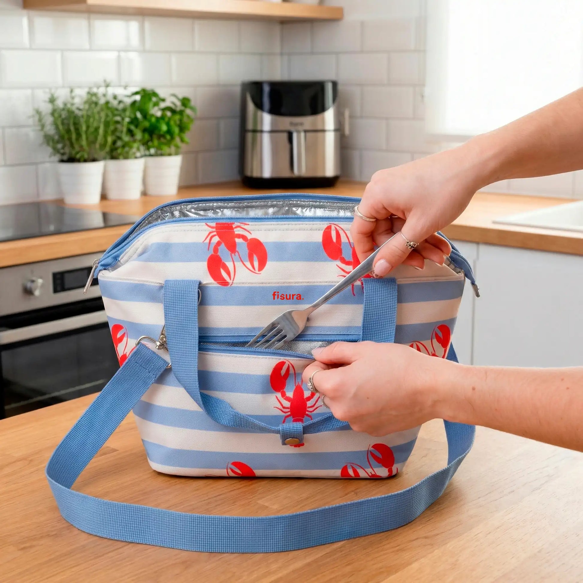 Sac Isotherme Porte-Aliments « Homards » – Fisura – vue 5