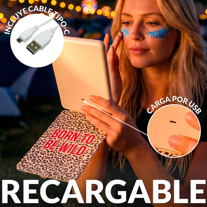 Miroir LED Portable Léopard – Fisura – vue 3