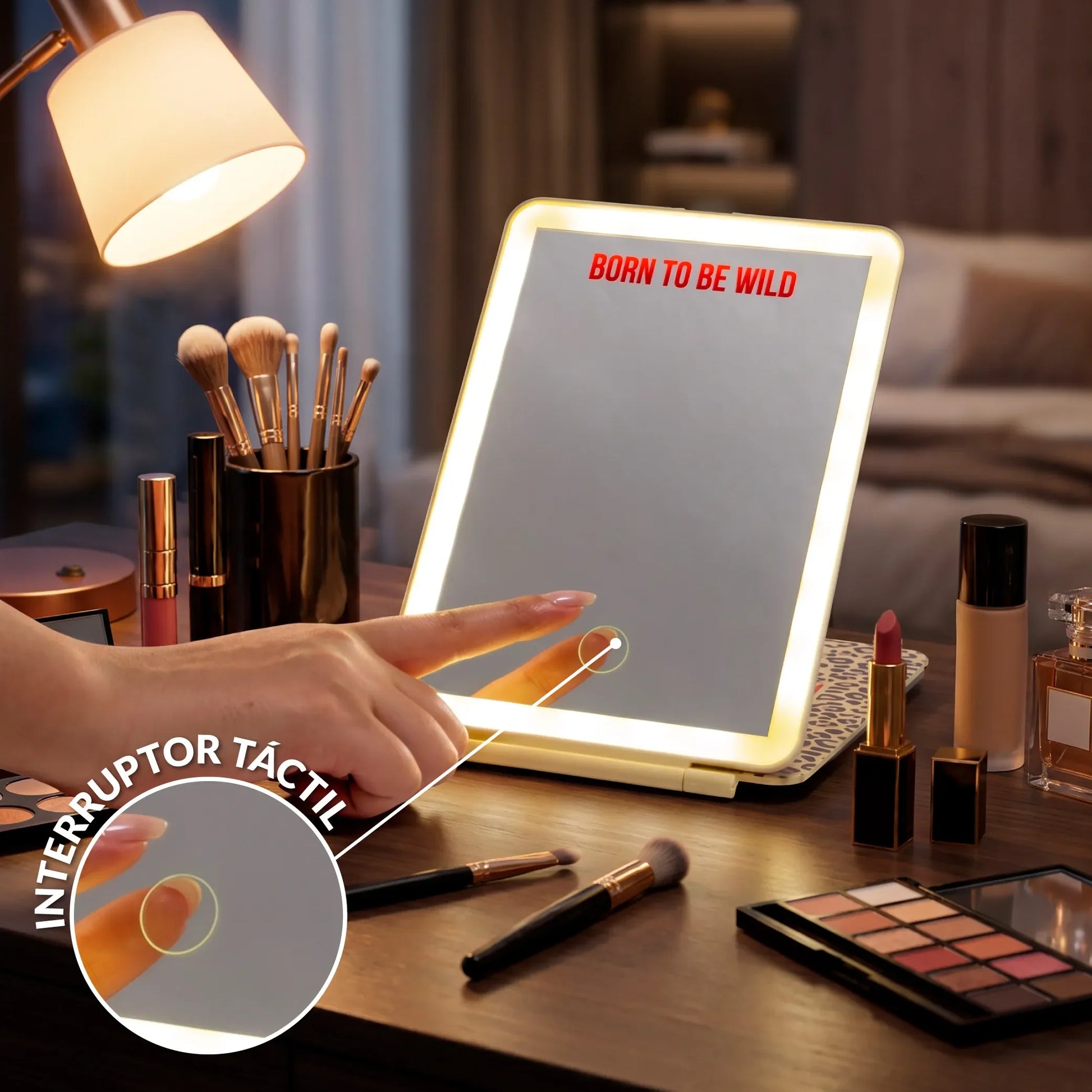 Miroir LED Portable Léopard – Fisura – vue 5