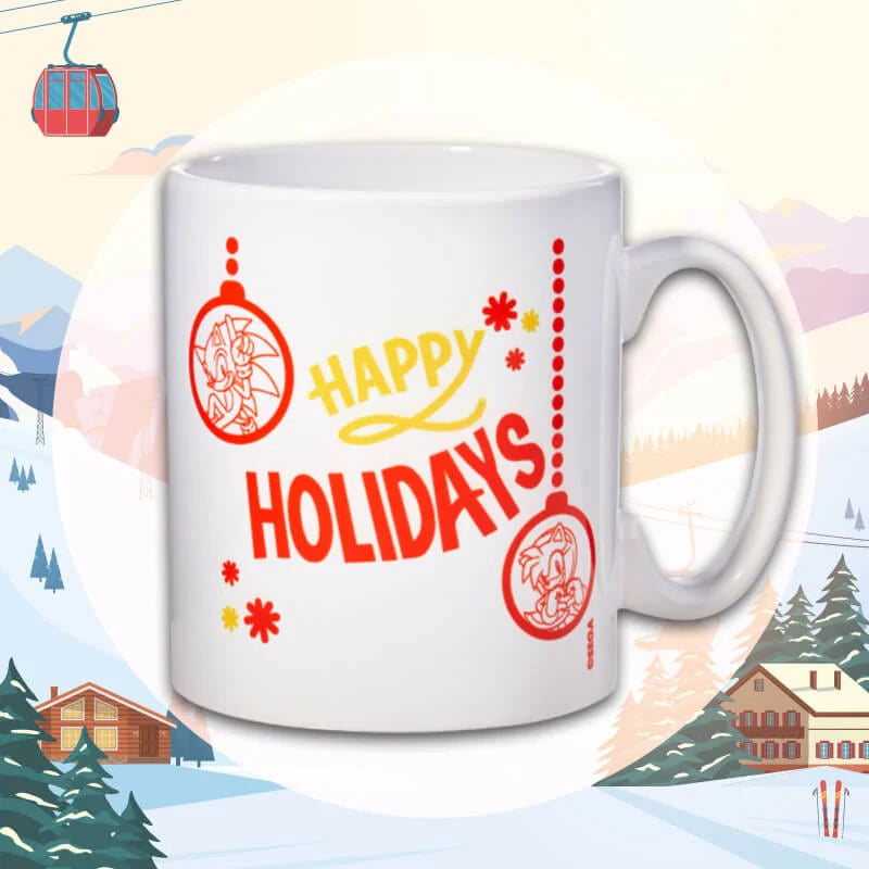 Sonic the Hedgehog “Happy Holidays” Mug