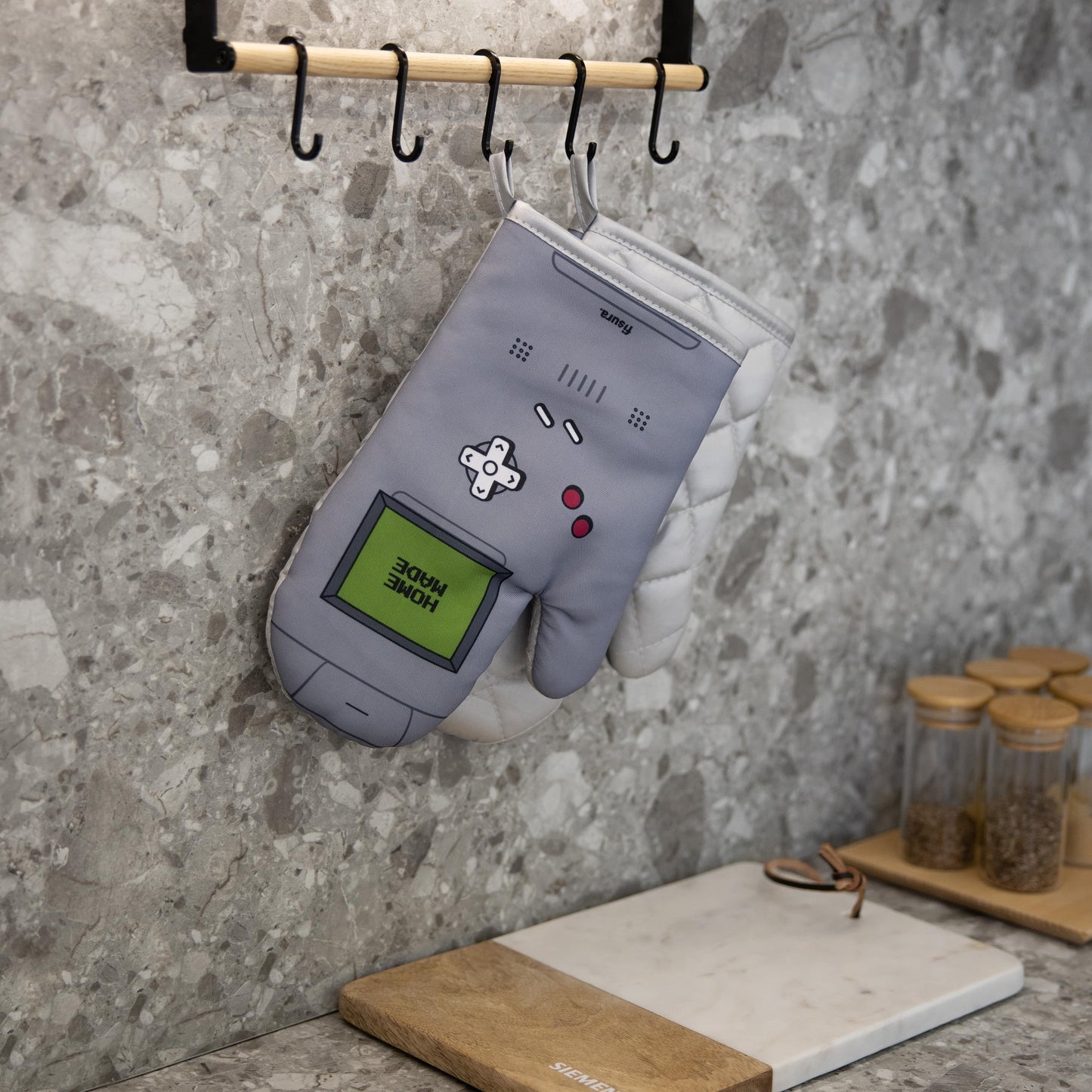 "Gamer" oven mitts