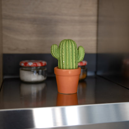 "Cactus" salt and pepper shakers