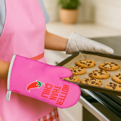 "Hotter than Chili" Oven Mitts