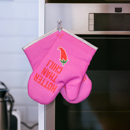 "Hotter than Chili" Oven Mitts