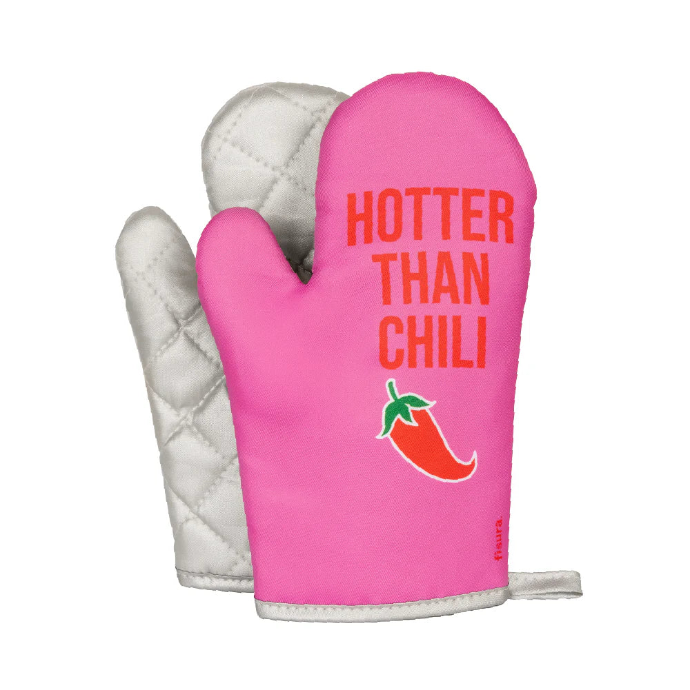 "Hotter than Chili" Oven Mitts