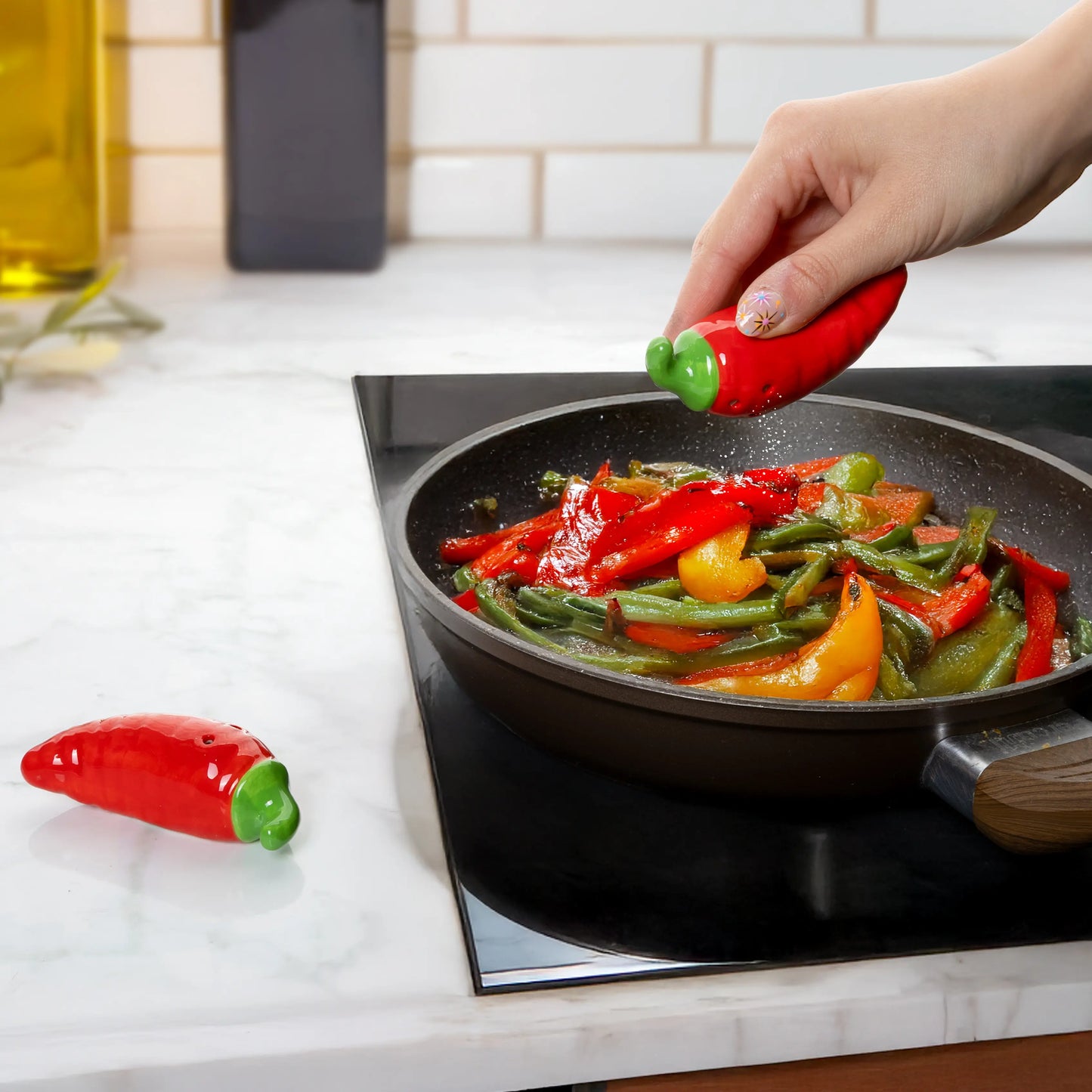 "Chilli" Salt and Pepper Shakers