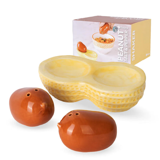 Peanut salt and pepper shaker