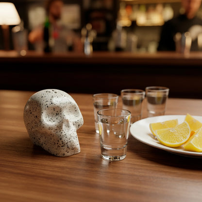 Skull salt and pepper shakers