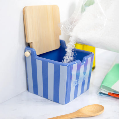 Salière « Salt » Rayures Bleues – Fisura – vue 2