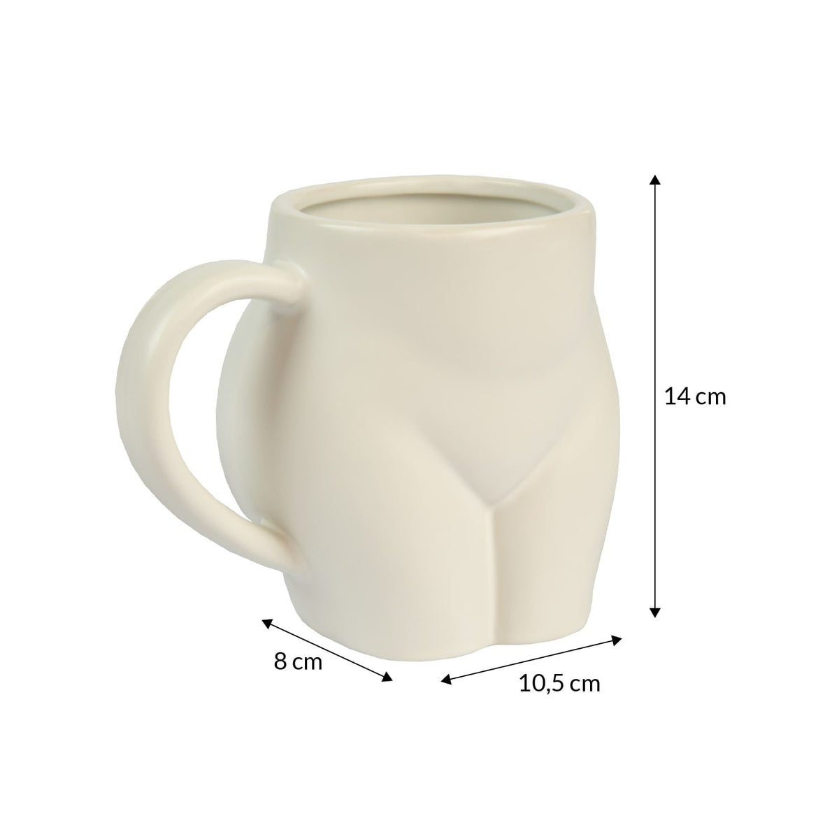 Tasse « Cul » Blanc – Fisura – vue 7