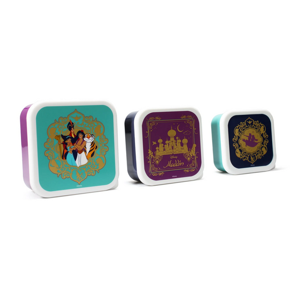 Set van 3 Disney-lunchboxen - Aladdin