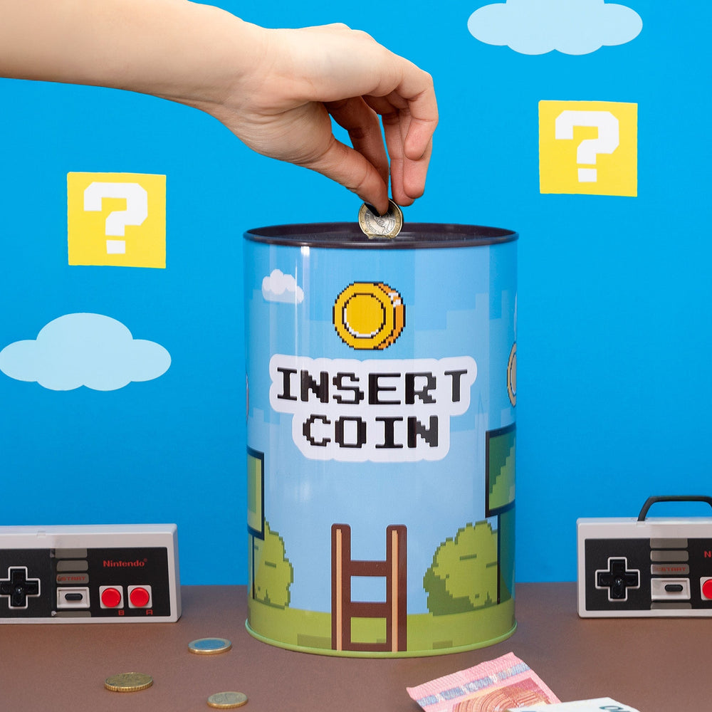 Tirelire « Insert coin » XXL