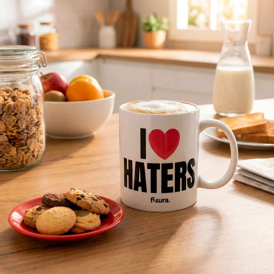 "I love haters" Mug