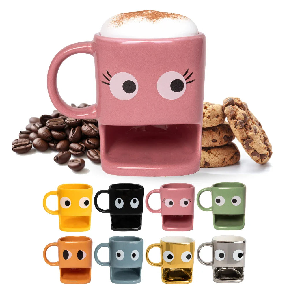Pink biscuit mug