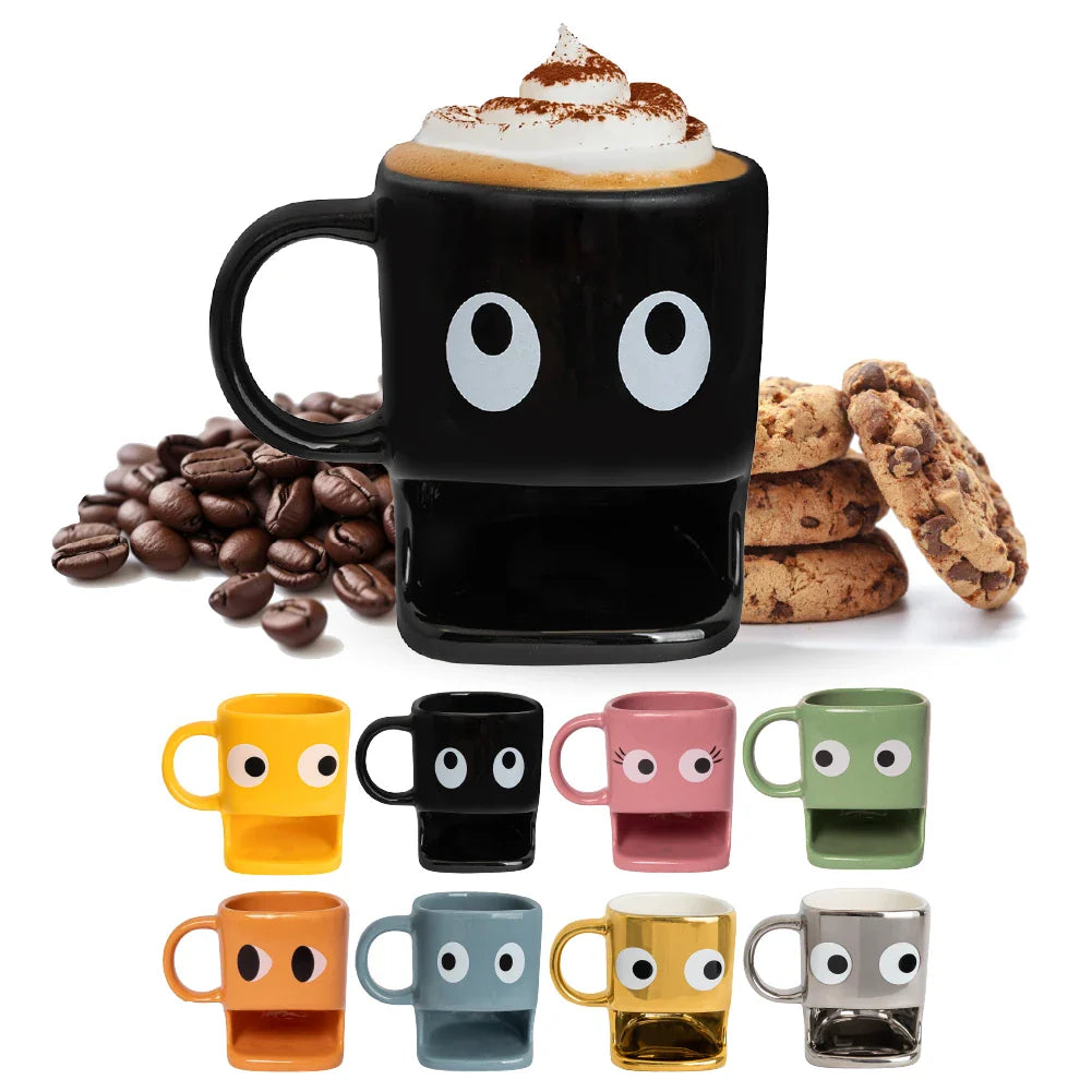 Black cookie mug