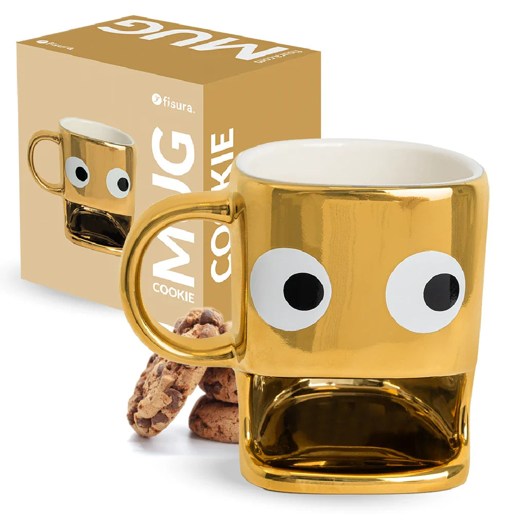 Tasse pour Biscuits Dorée – Fisura