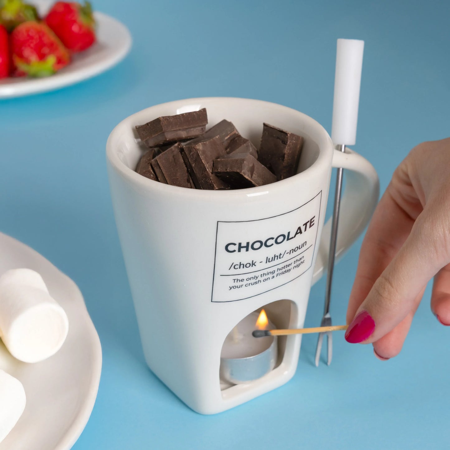 Tasse Fondue « Chocolate » – Fisura – vue 3