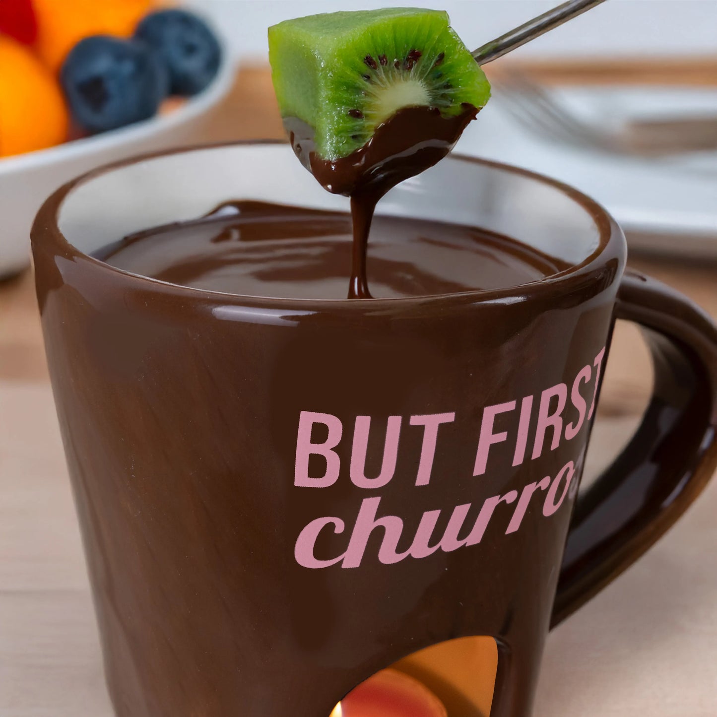 Tasse Fondue « But first churros » – Fisura – vue 3