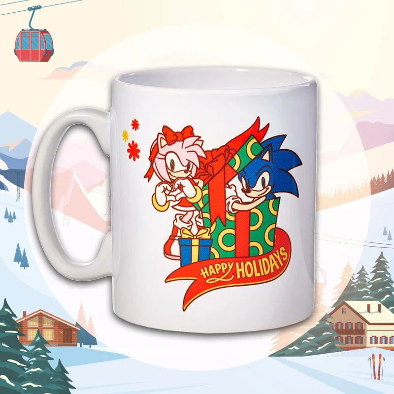 Sonic the Hedgehog “Happy Holidays” Mug